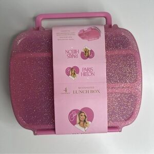 Paris Hilton Glittery Pink Bento Lunch Box